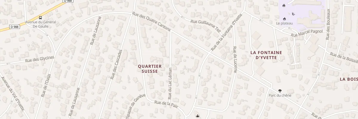 Plan du 5 Rue du Lac Léman à Villebon-sur-Yvette