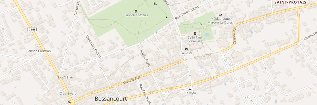 Plan du 61 Gr Grande Rue à Bessancourt