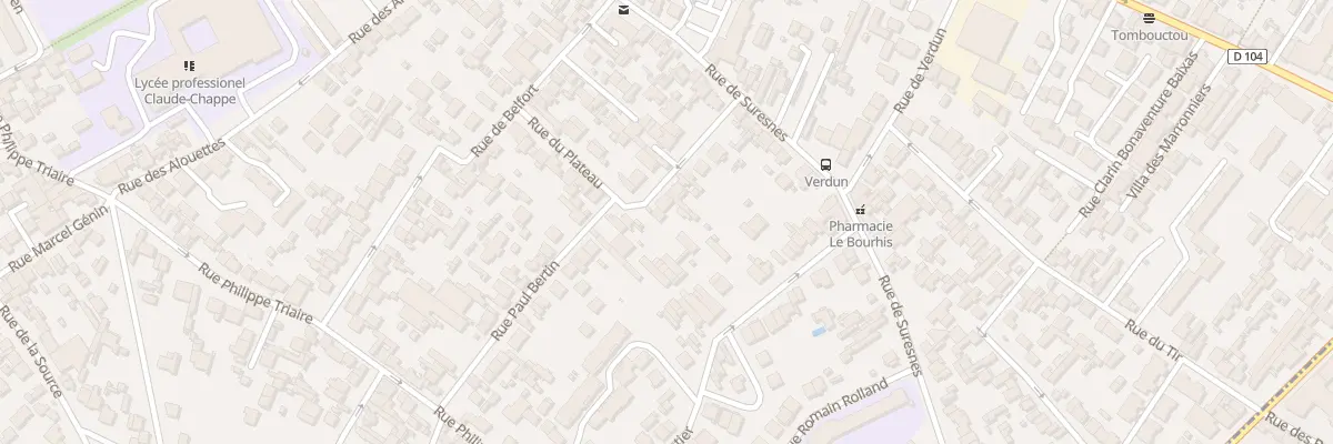 Plan du 52 Rue Paul Bertin à Nanterre
