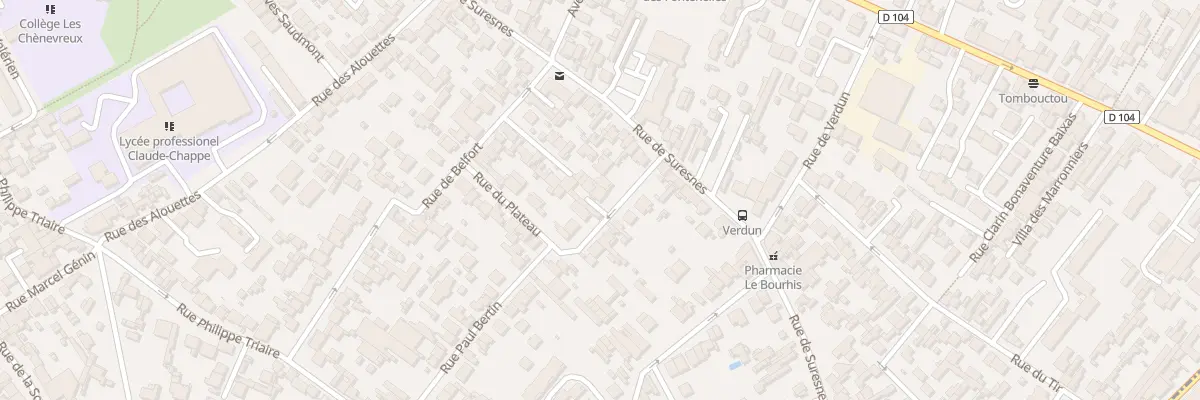 Plan du 53 Rue Paul Bertin à Nanterre