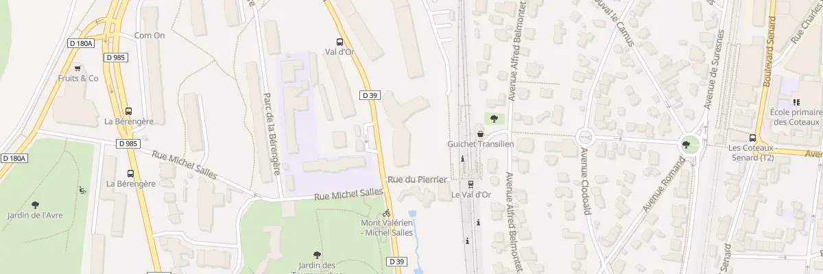 Plan du 38B Rue du Mont Valérien à Saint-Cloud