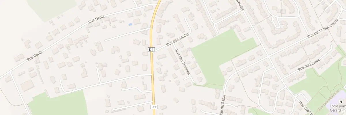 Plan du 32 Rue des Troènes à Loon-Plage