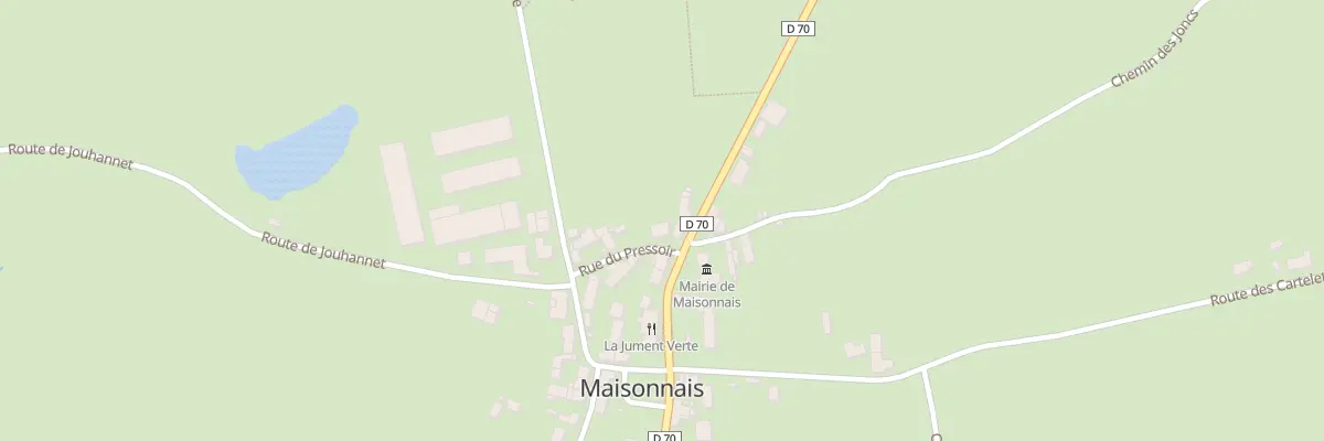 Plan du 18 Rue du Pressoir à Maisonnais