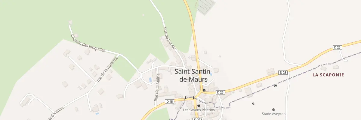 Plan du 5030 Le Bourg à Saint-Santin-de-Maurs