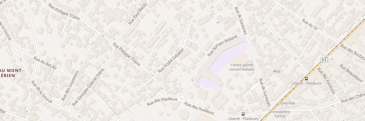 Plan du 18 Rue André Sabatier à Nanterre
