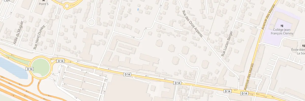 Plan du 246 Rue du Gal Leclerc à Franconville