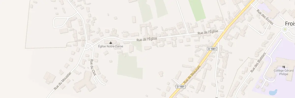 Plan du 21 Rue de l’Eglise à Froissy