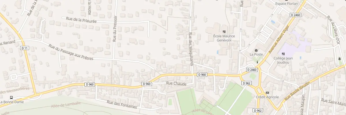 Plan du 9 Rue des Maquisards à Châteauneuf-sur-Loire