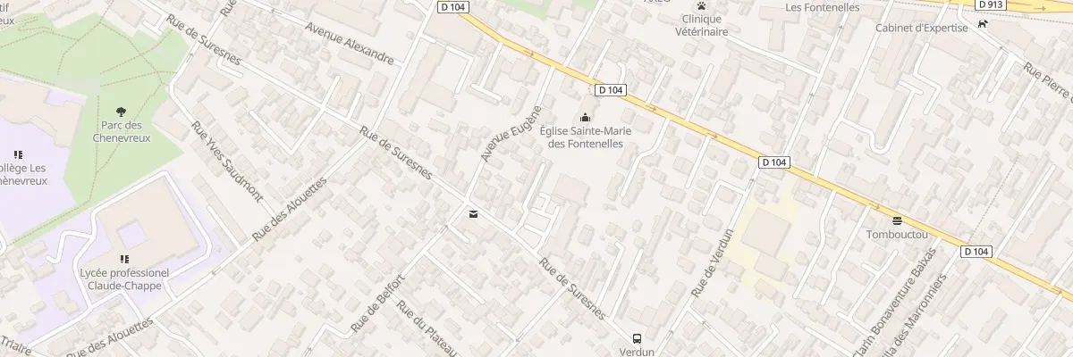 Plan du 81 Rue de Suresnes à Nanterre