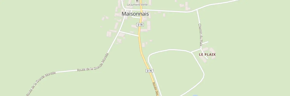 Plan du 29 Rte des Sapins à Maisonnais