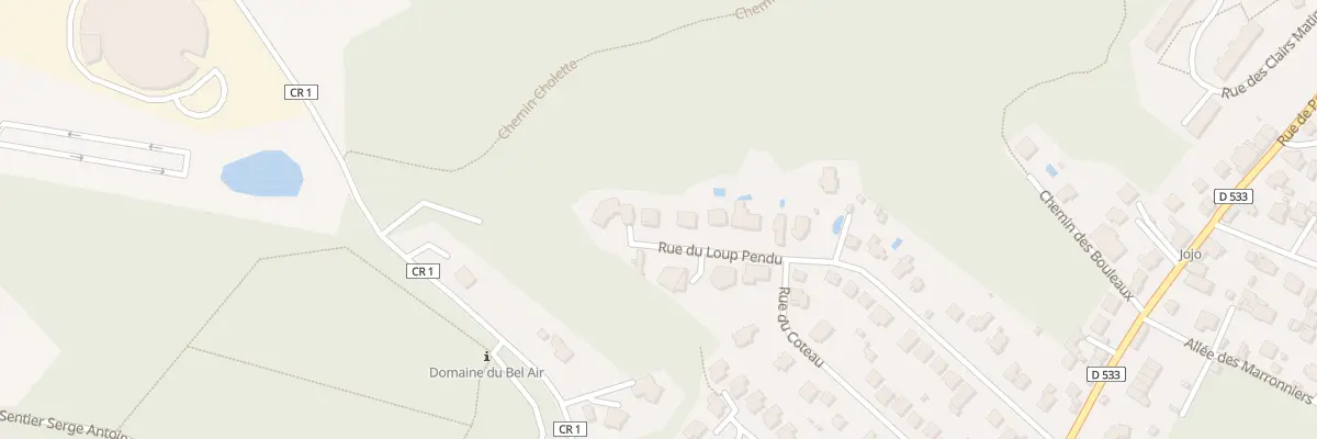 Plan du 32 Rue du Loup Pendu à Bièvres