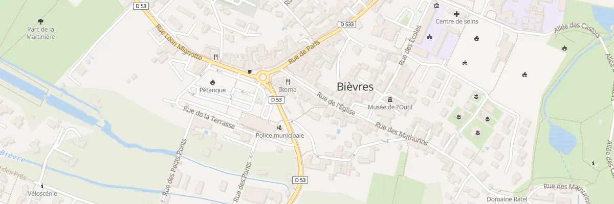 Plan du 12 Rue de l’Église à Bièvres