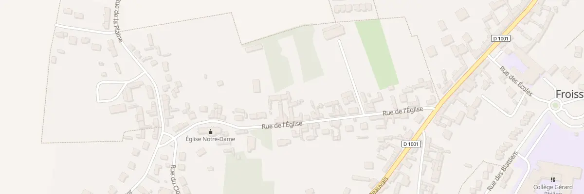 Plan du 26B Rue de l’Eglise à Froissy