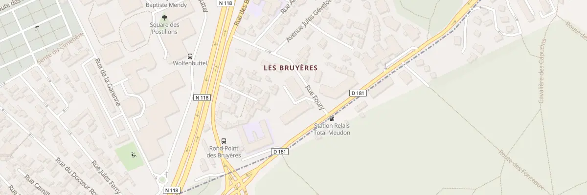 Plan du 8 Rue Foury à Sèvres
