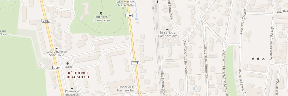 Plan du 24 Rue du Mont Valérien à Saint-Cloud
