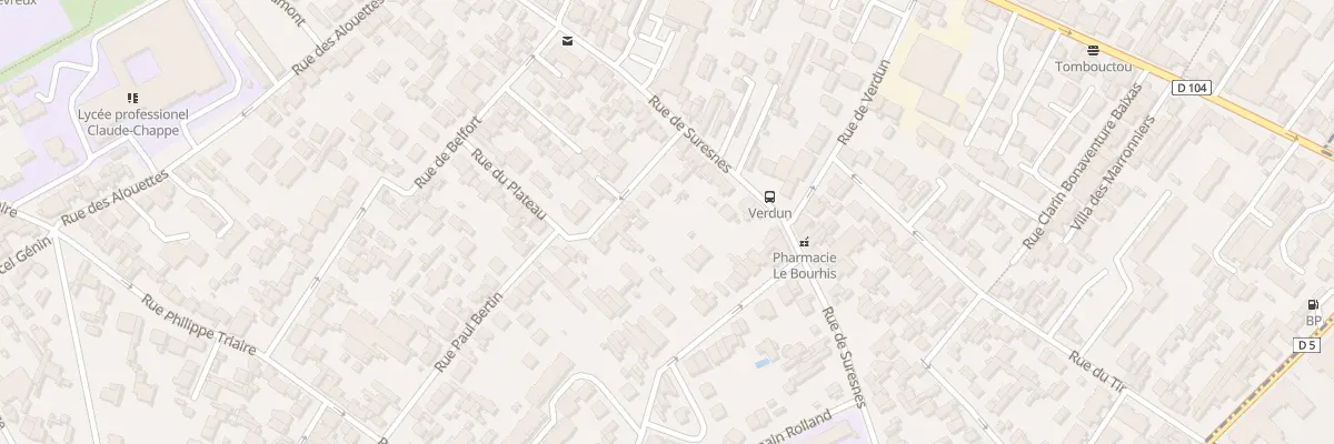 Plan du 64 Rue Paul Bertin à Nanterre