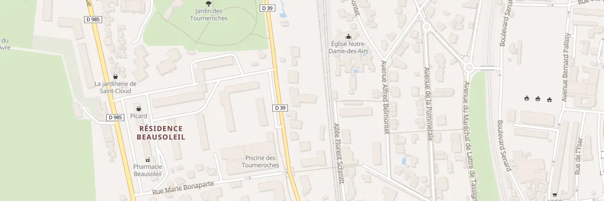 Plan du 22 Rue du Mont Valérien à Saint-Cloud
