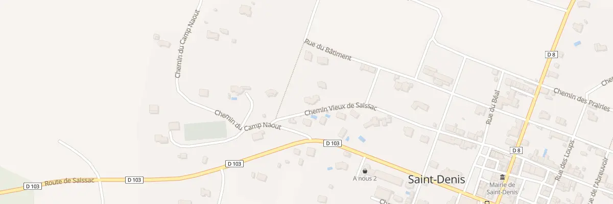 Plan du 18 Che Vieux de Saissac à Saint-Denis
