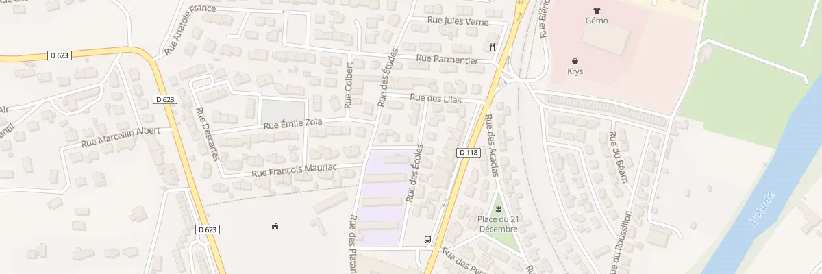 Plan du 2 Rue de l’Aiguille à Limoux