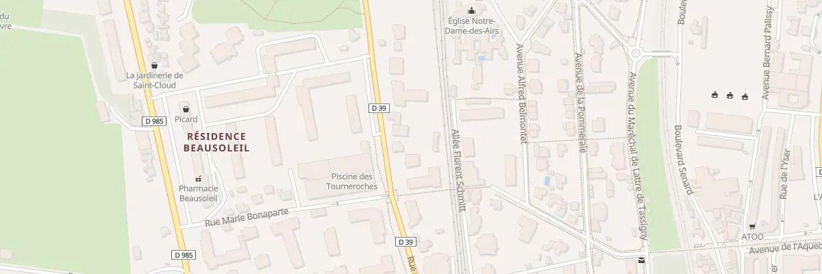 Plan du 20 Rue du Mont Valérien à Saint-Cloud