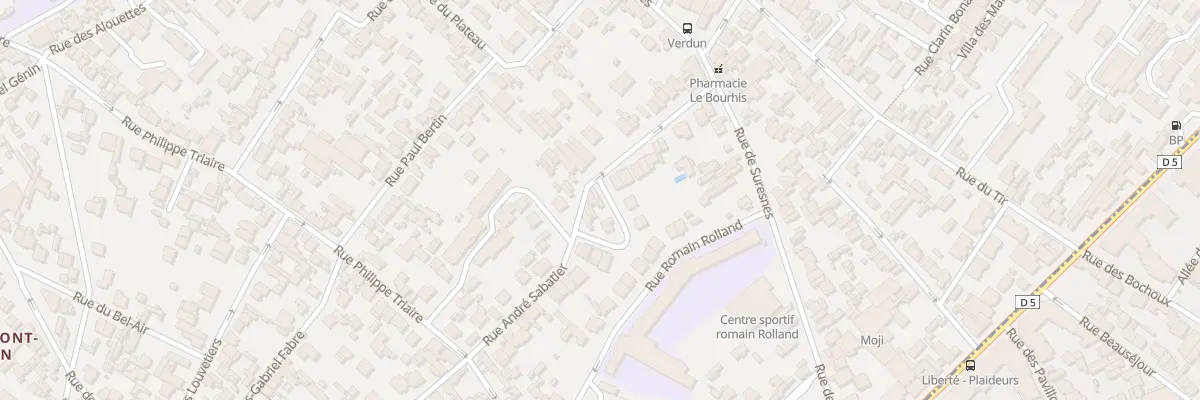 Plan du 38 Rue André Sabatier à Nanterre