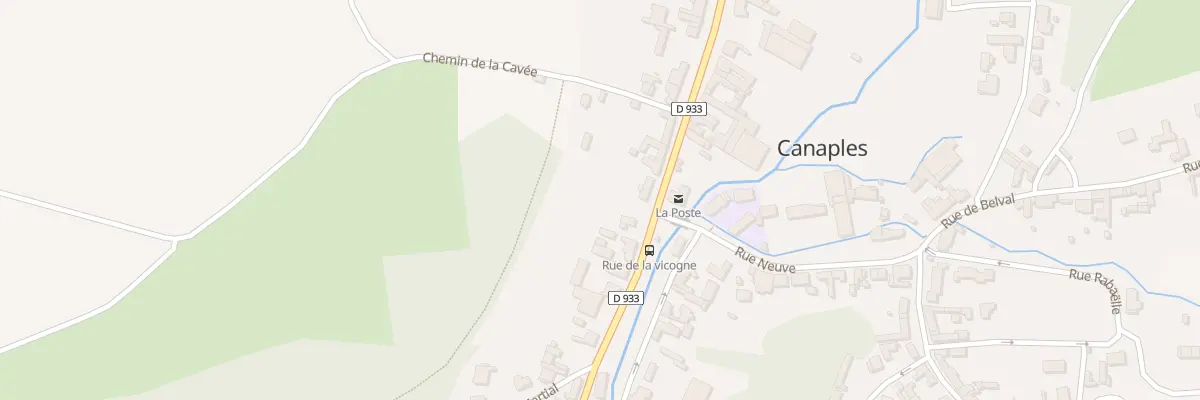 Plan du 4 Rue de la Vicogne à Canaples