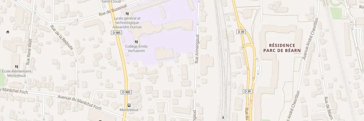 Plan du 25 Rue Armengaud à Saint-Cloud