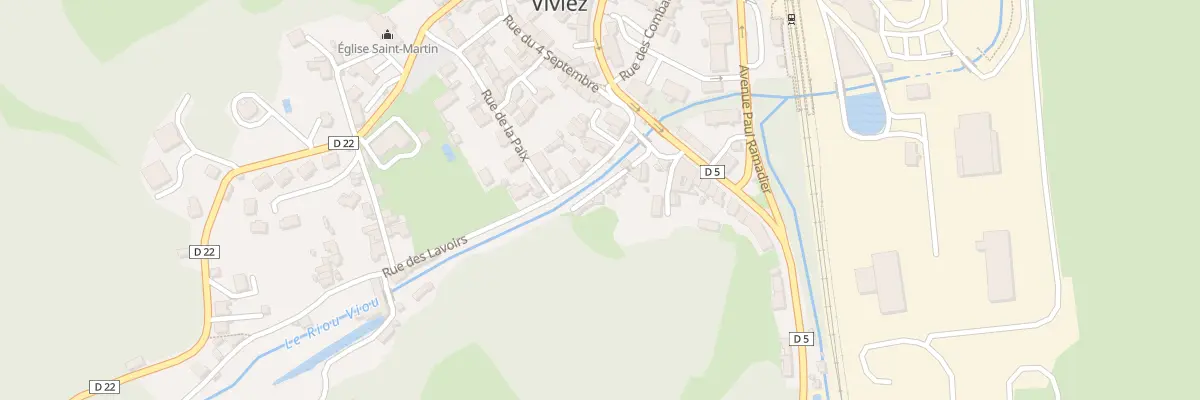 Plan du 7 Rue de la Fontaine à Viviez
