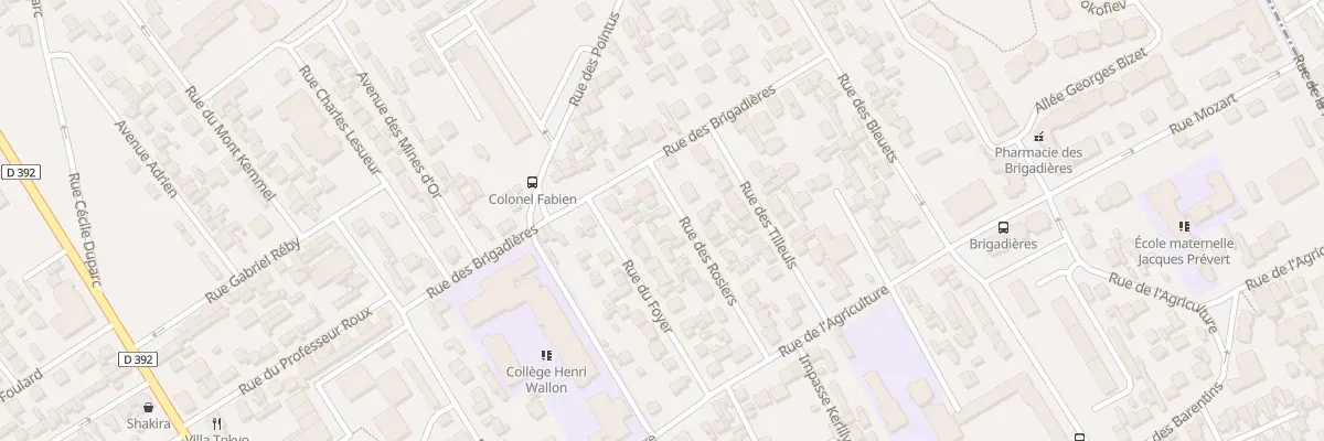Plan du 17 Rue des Rosiers à Bezons