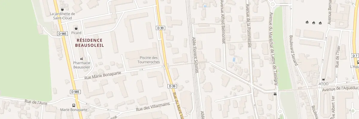 Plan du 14 Rue du Mont Valérien à Saint-Cloud