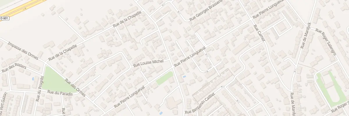 Plan du 314 Rue Pierre Longueval à Loon-Plage