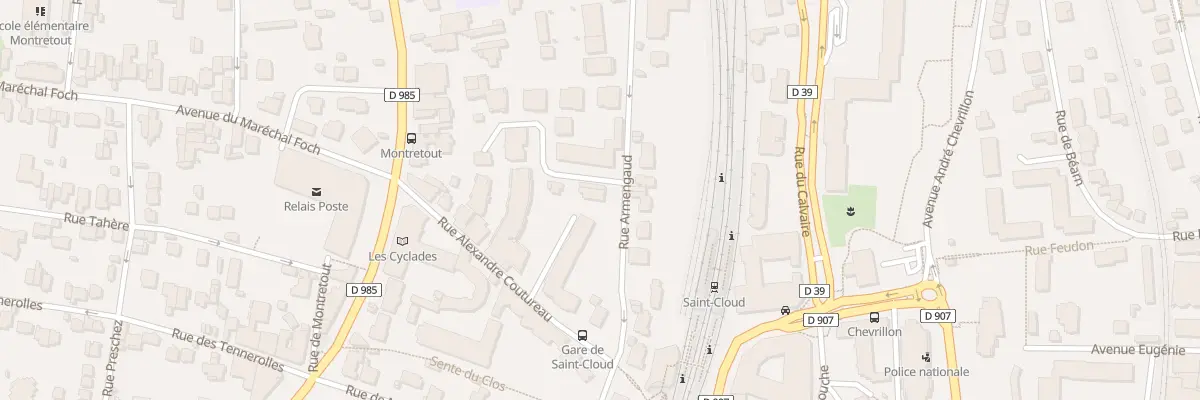 Plan du 7 Rue Armengaud à Saint-Cloud