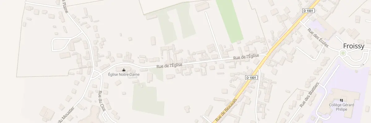 Plan du 24B Rue de l’Eglise à Froissy