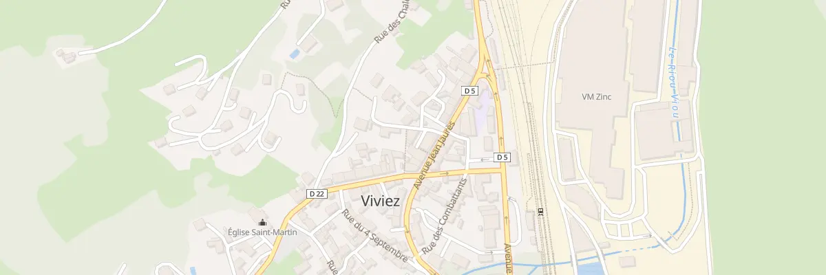 Plan du 14 Av Jean Jaurés à Viviez