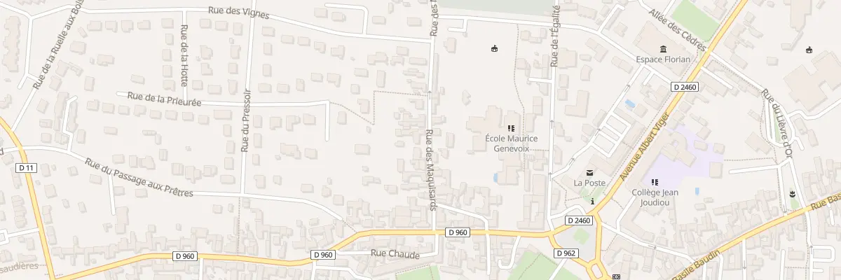 Plan du 21 Rue des Maquisards à Châteauneuf-sur-Loire