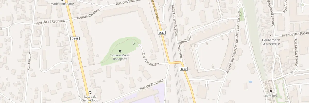 Plan du 3 Rue du Mont Valérien à Saint-Cloud