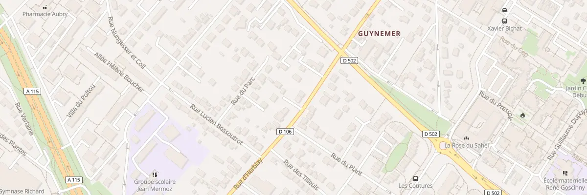 Plan du 70 Rue d’Herblay à Taverny