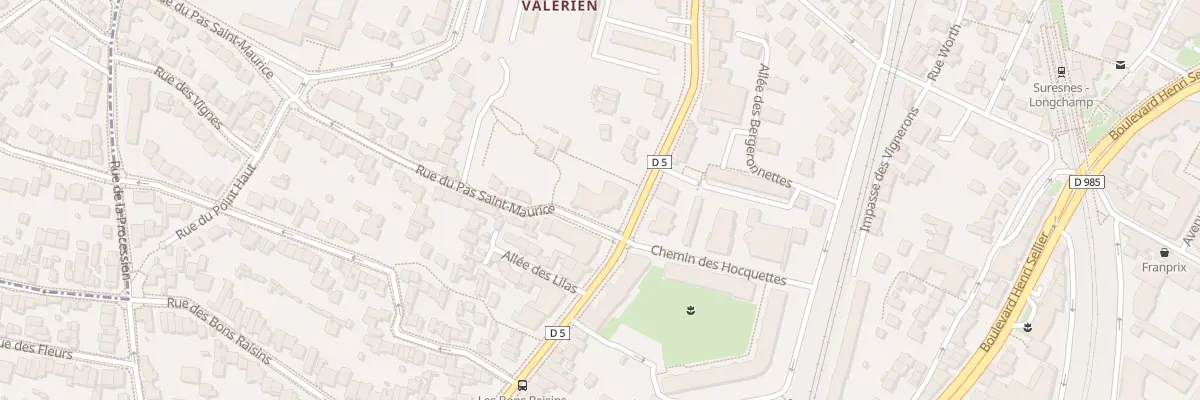 Plan du 71 Bd Mal de Lattre de Tassigny à Suresnes