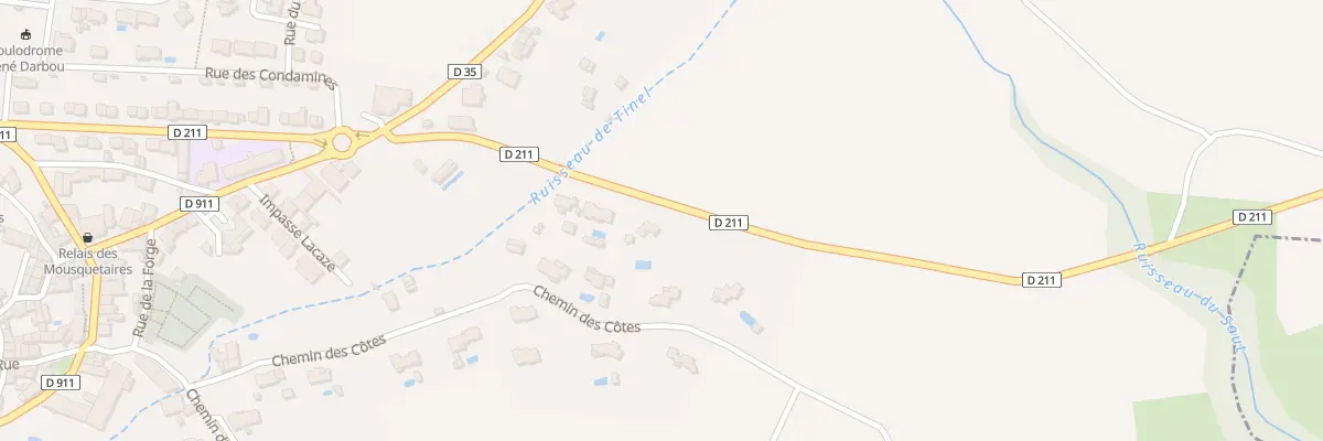 Plan du 9999 Les Cotes à Arzens