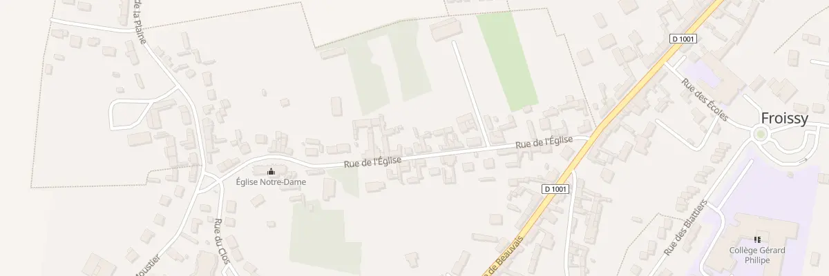 Plan du 24 Rue de l’Eglise à Froissy