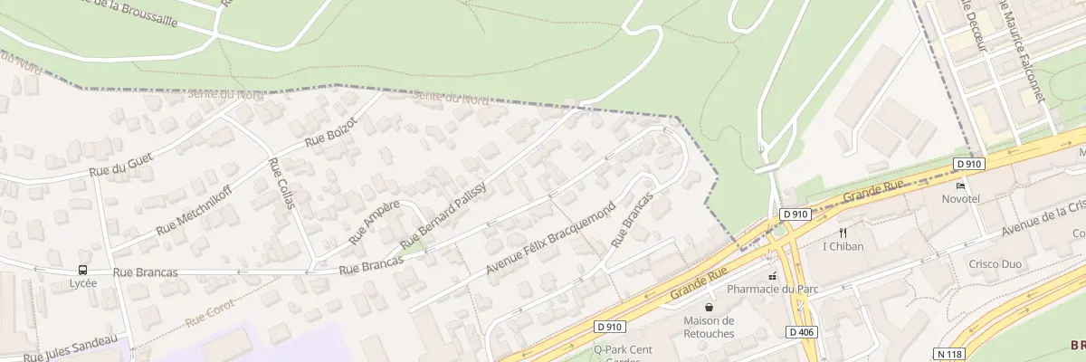 Plan du 32 Rue Brancas à Sèvres