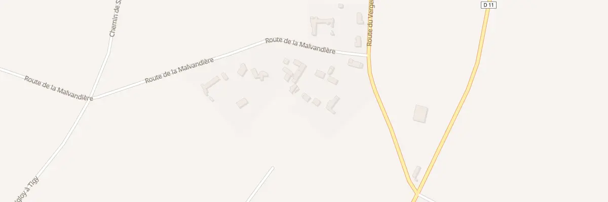 Plan du 3B Rte de la Malvaudiere à Sigloy