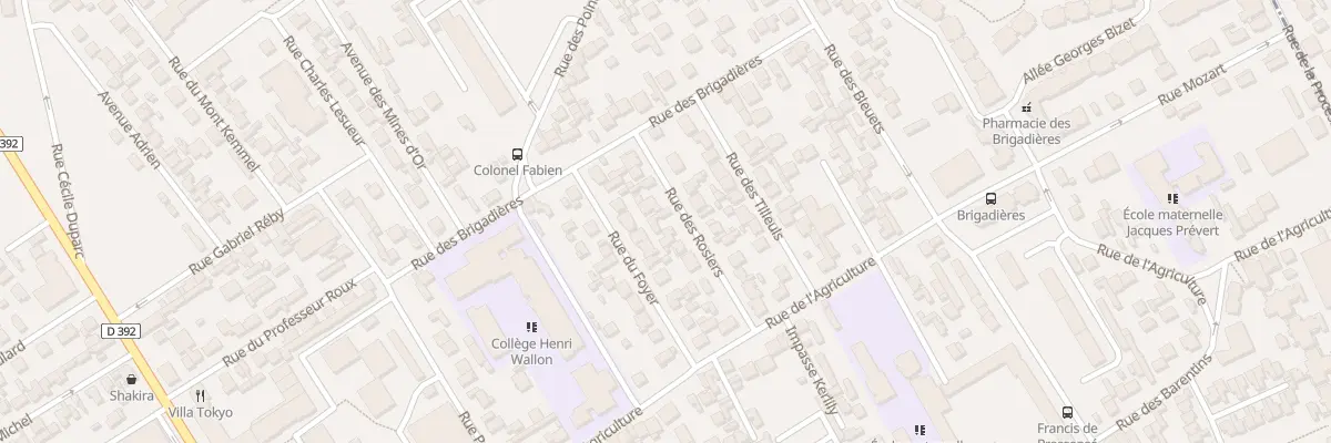 Plan du 13 Rue des Rosiers à Bezons