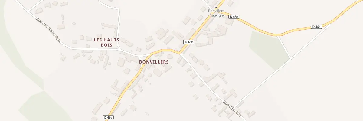 Plan du 2 Rue d’En Bas à Cauvigny
