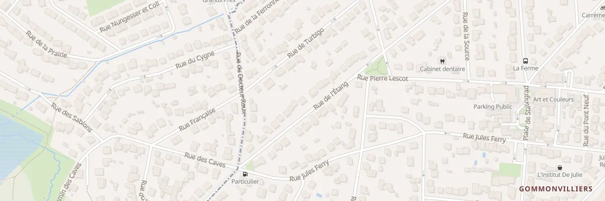 Plan du 40 Rue de l’Etang à Igny