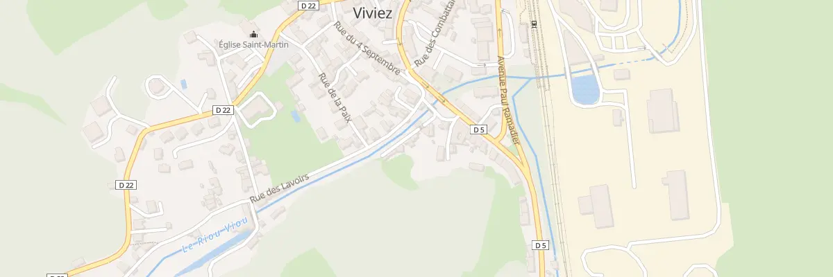 Plan du 5 Rue de la Fontaine à Viviez