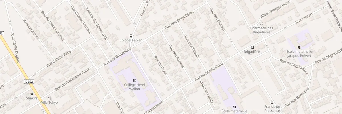 Plan du 11 Rue des Rosiers à Bezons