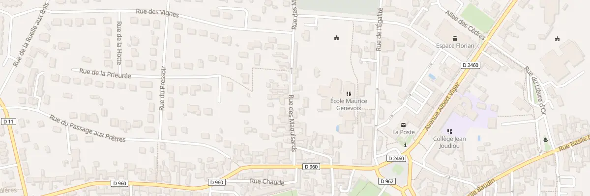 Plan du 12 Rue des Maquisards à Châteauneuf-sur-Loire