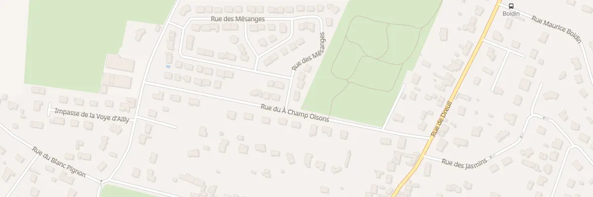 Plan du 1 Rue des Mésanges à Saveuse