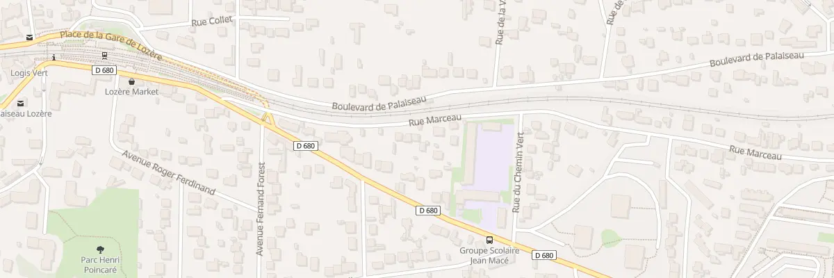 Plan du 197 Rue Marceau à Palaiseau